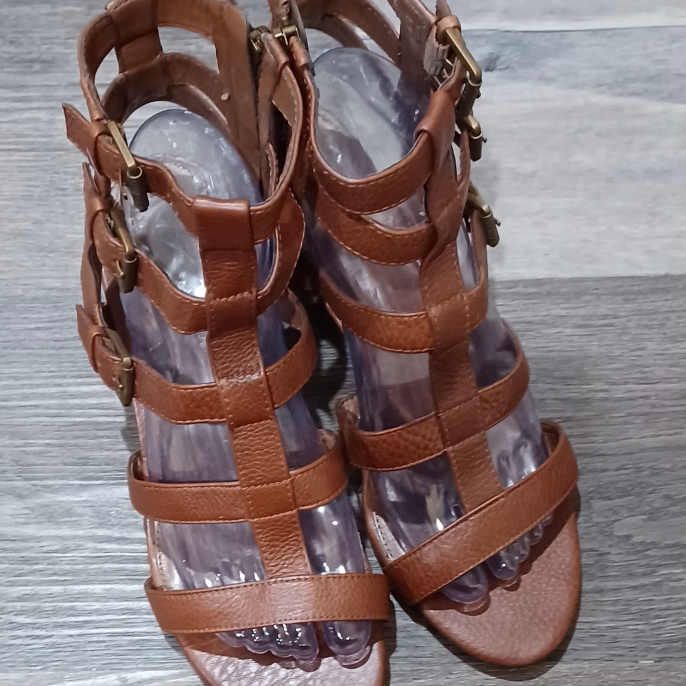 Lauren Ralph Lauren Gladiator Style Lreather Sandals